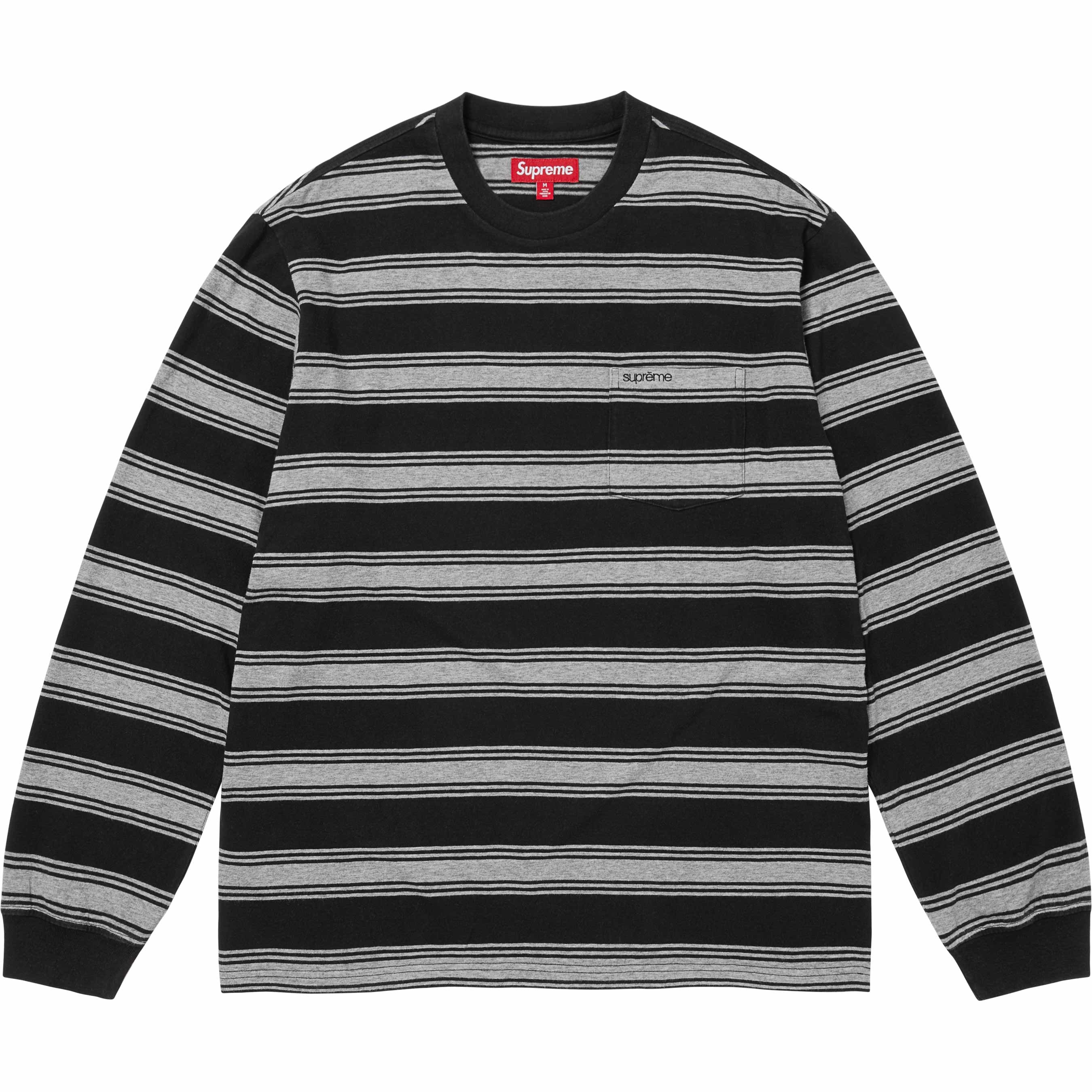 Stripe Pocket L/S Top view 5